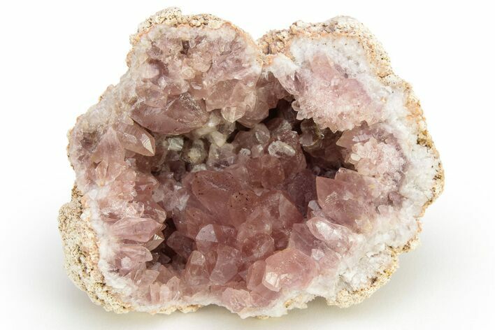 Sparkly, Pink Amethyst Geode Section - Argentina #225748